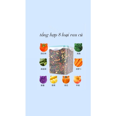 Rau Củ Sấy Khô Cho Thú Cưng