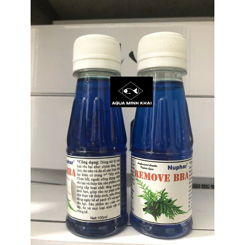 Nuphar - REMOVE BBA | Chế phẩm diệt rêu hại cho bể cá cảnh, thuỷ sinh