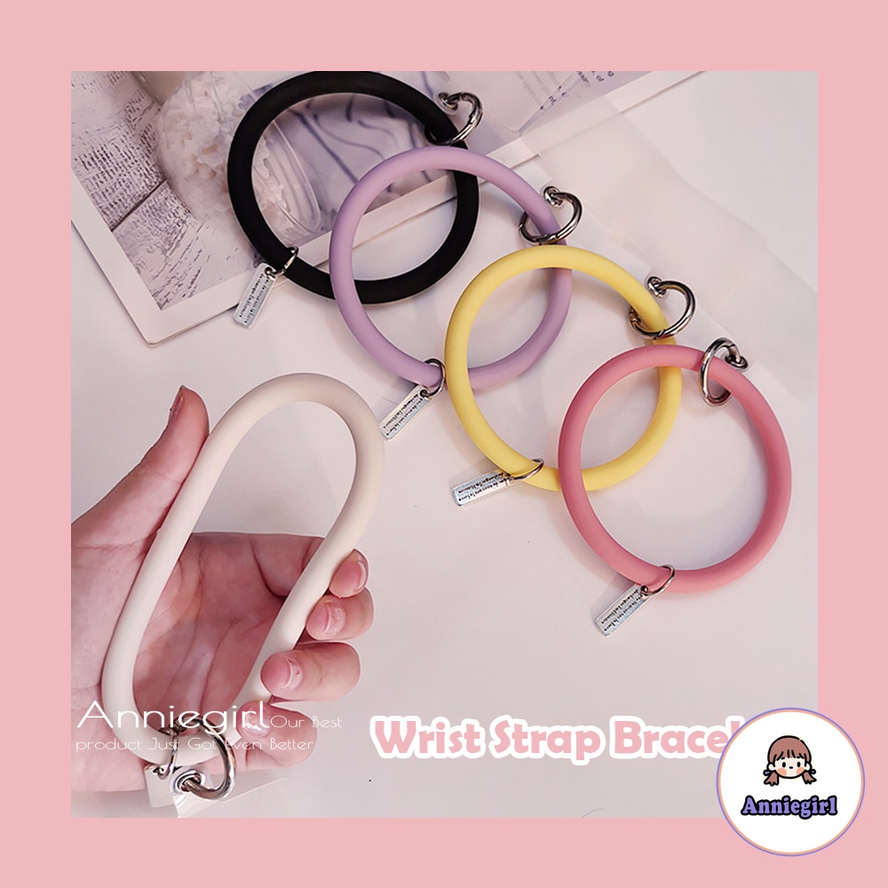 Dây Đeo Điện Thoại Bằng Silicon Dẻo Chống Thất Lạc Tiện Dụng Cho Nữ