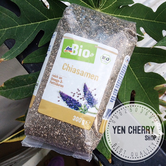 Hạt Chia Đen Samen Bio 300g của Đức - hạt chia sạch