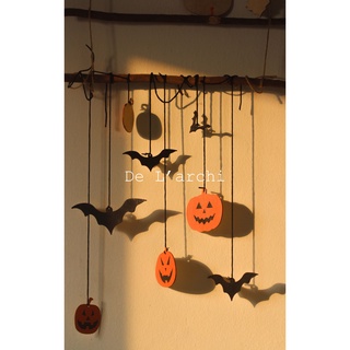 Set Bí Ma Dơi trang trí Halloween (Loại mộc)