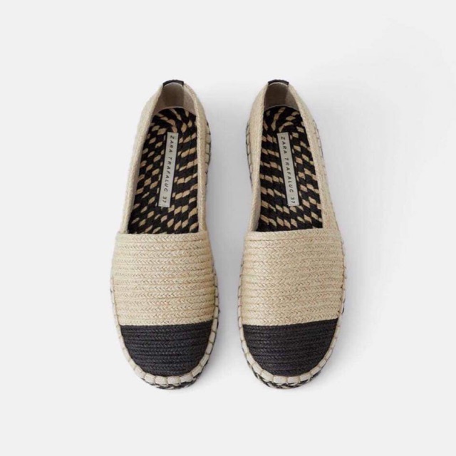 Slip on cói zara auth
