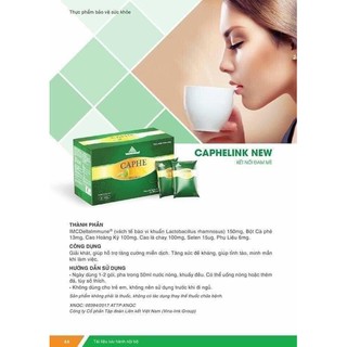 Caphelink New- Cafe Thảo Dược- Thơm Ngon Đậm Đà, Tăng Sức Đề Kháng