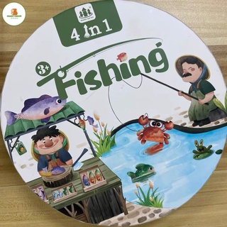 ĐỒ CHƠI BOARD GAME CÂU CÁ 4 IN 1