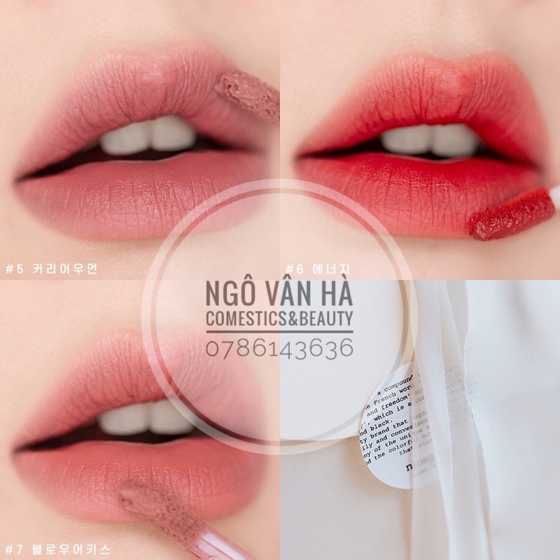 Son Kem Lì Nuegray Daily mood matte liquid Hàn Quốc