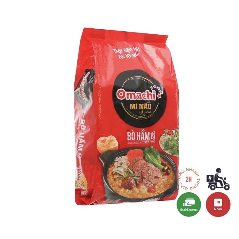 Mì bò hầm omachi gói 100gr