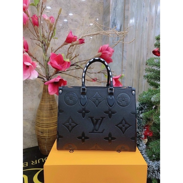 Túi xách nữ - Túi công sở LV On the go chuẩn size 35 FULL BOX
