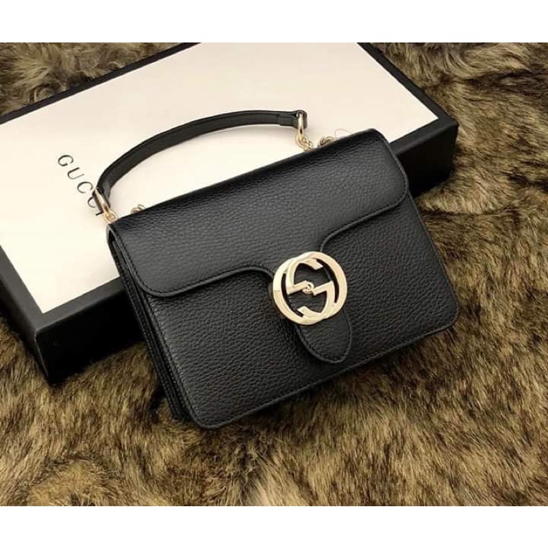 - Túi xách nữ Gucci Interlocking sz 20