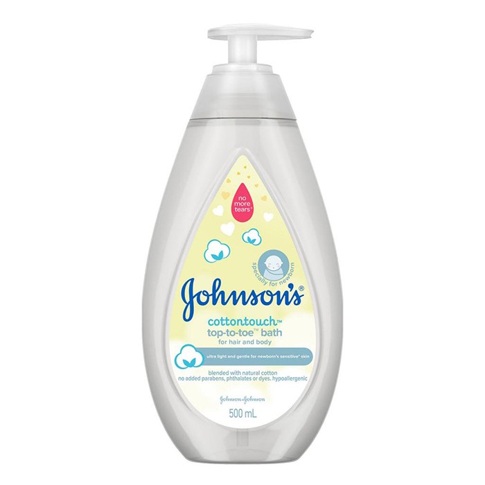 Sữa tắm gội toàn thân Johnson's Baby Cotton Touch (500ml)