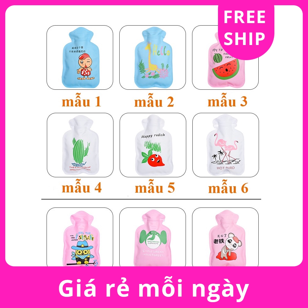 Túi sưởi mini nước nóng chọn mẫu