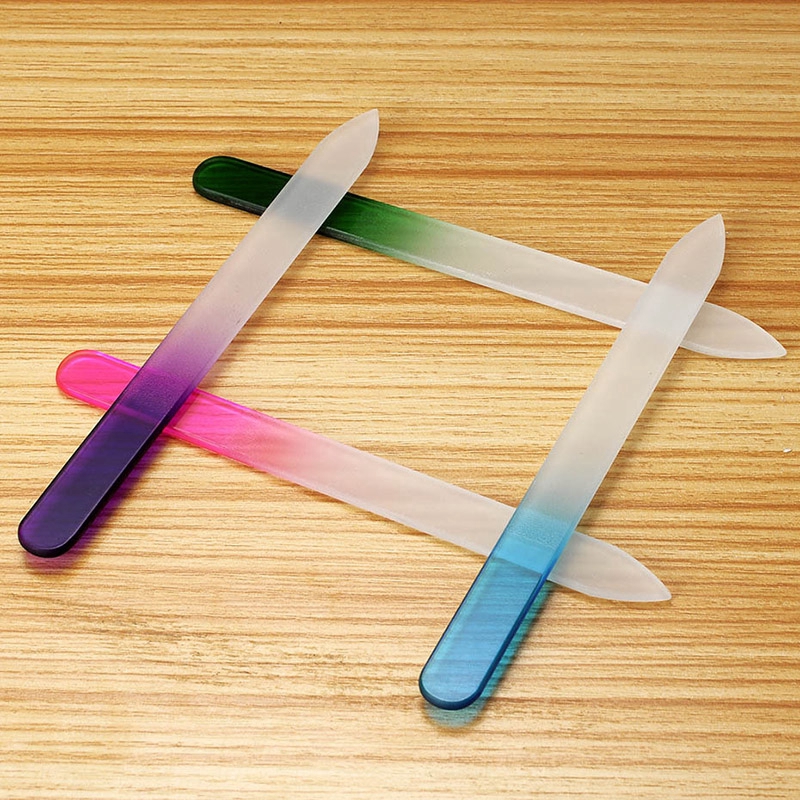 Set 6 Dũa Móng Tay Thủy Tinh 9cm
