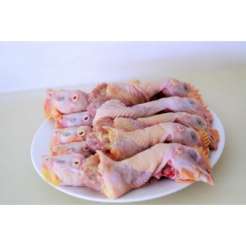 1 kg đầu gà, đầu vịt , xương gà tươi sống