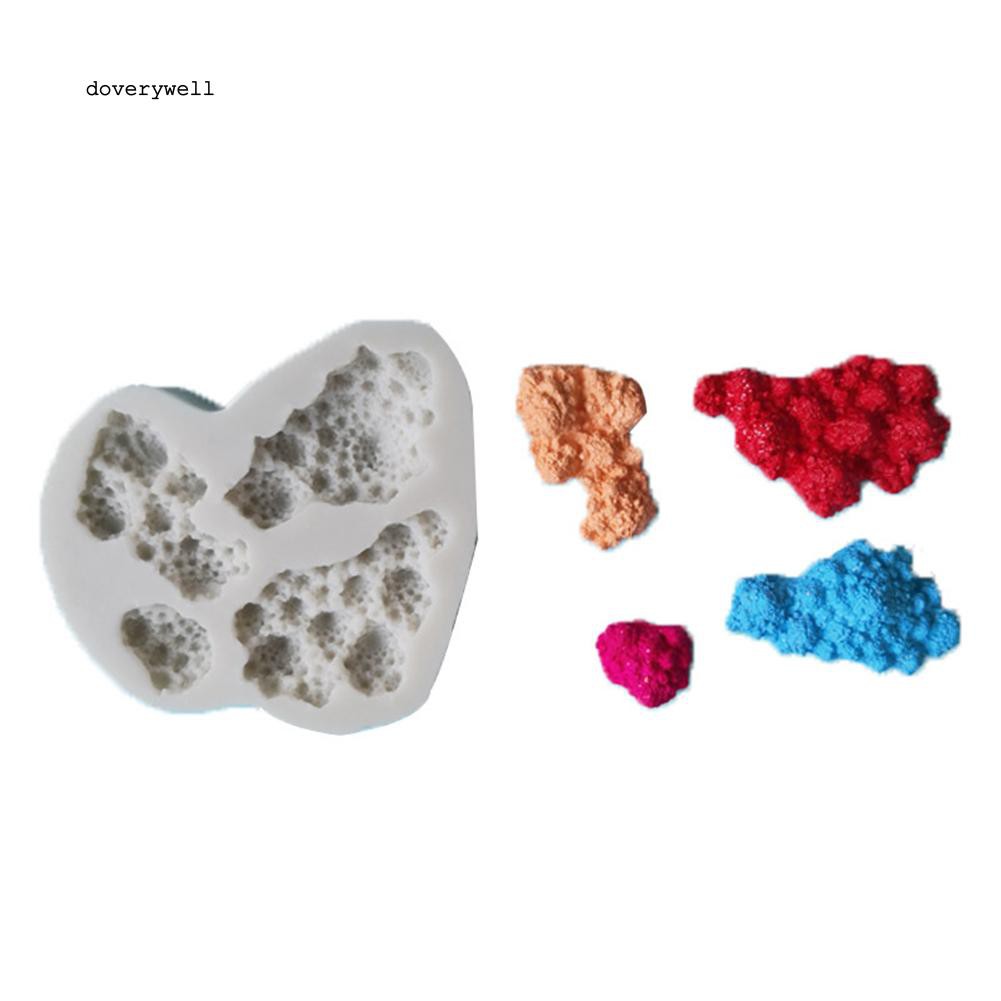 Khuôn silicon làm bánh / sô cô la đa năng tiện dụng hình san hô xinh xắn