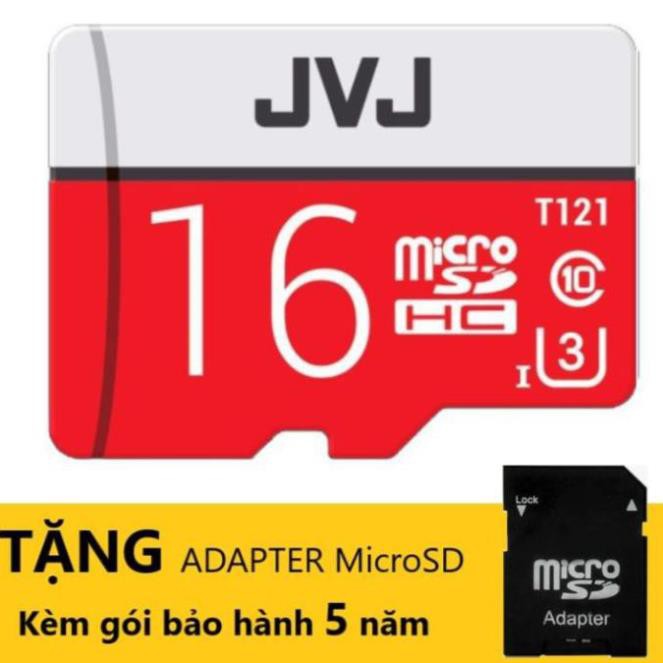 Thẻ nhớ 128Gb/64Gb/32Gb/16Gb JVJ Pro U3 Class10 – chuyên dụng cho CAMERA tốc độ cao 100Mb/s | BigBuy360 - bigbuy360.vn