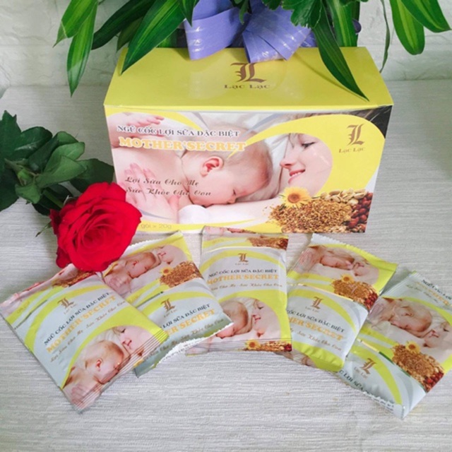 [CHÍNH HÃNG - FREESHIP] Ngũ cốc lợi sữa đặc biệt LẠC LẠC (hộp 30 gói) MOTHER SECRET