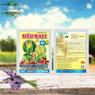 Phân bón SIÊU KALI - Kali 46 giúp cứng cây, bông to, nở đều, màu sắc đẹp
