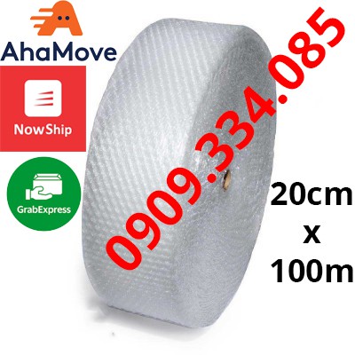 Cuộn xốp hơi 20cmx100m, xốp bong bóng khí, Cuộn xốp bọ hàng [LH 0823694439]