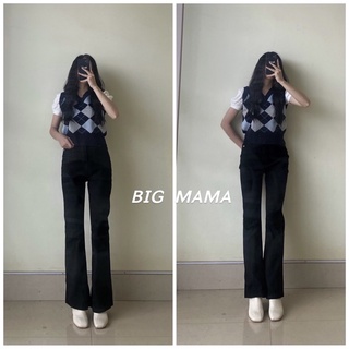 Quần ống loe form dài chất kaki