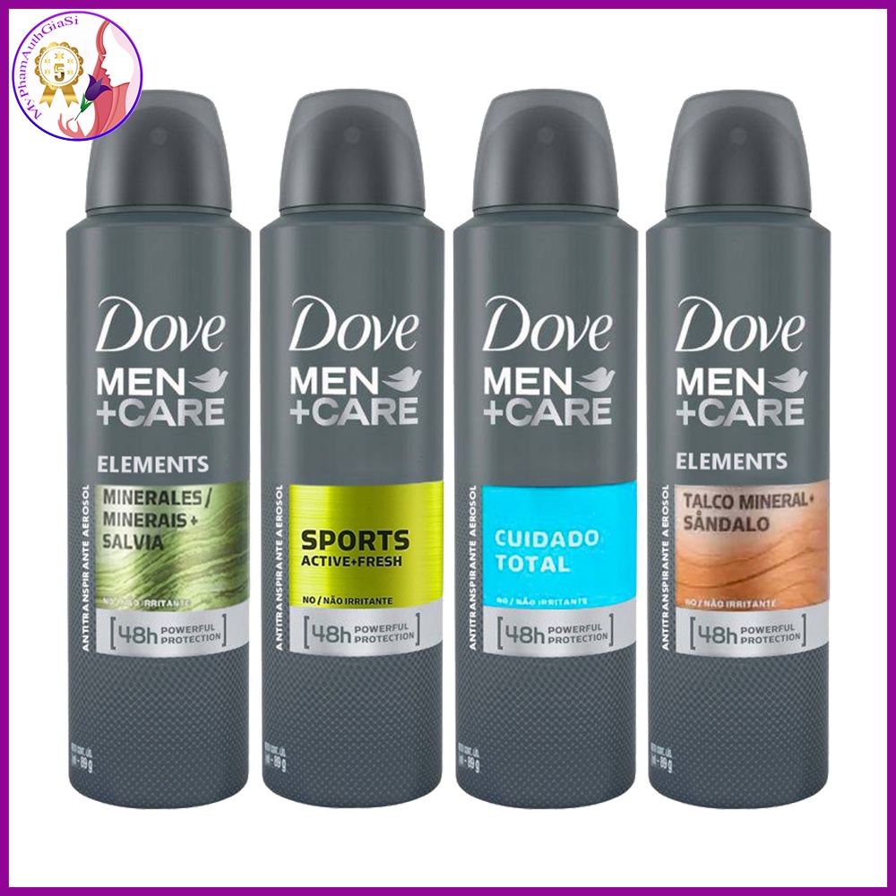 Xịt khử mùi dove men+ care 48h hà lan nertherland euro