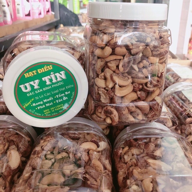 Hạt điều rang muối vỏ lụa