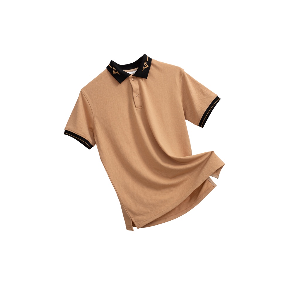 Áo Polo Vincento LEO Pique - Vải Cotton Organic - Kháng khuẩn - Khử Mùi - Thấm Hút Mồ Hôi