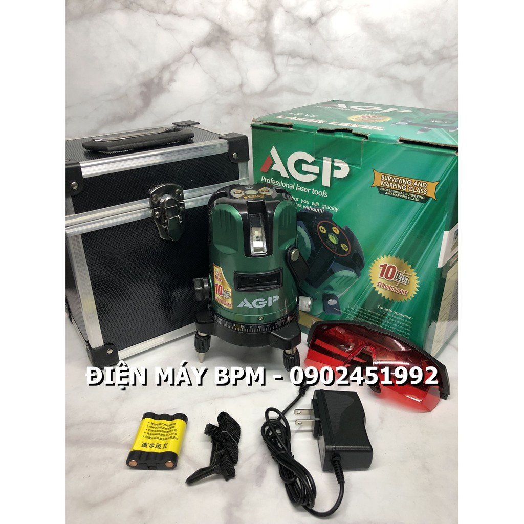 Máy cân bằng Laser 5 tia đỏ AGP