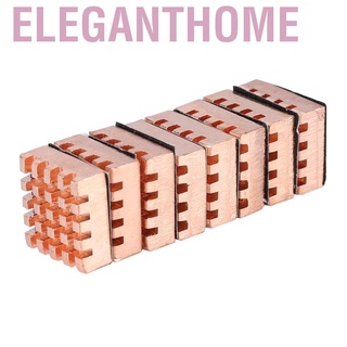 Set 8 vây cá mập tản nhiệt bằng đồng cho CPU máy tính