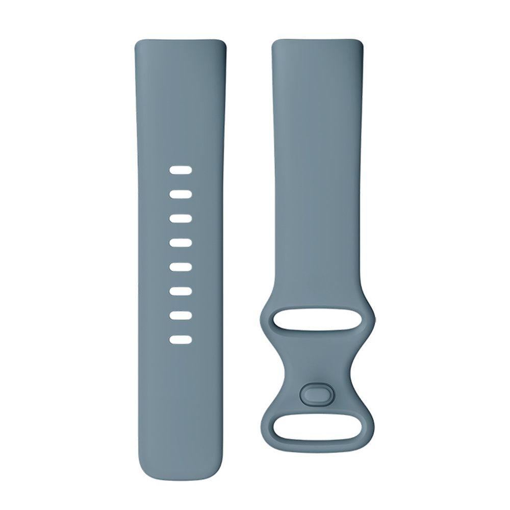 BTLIMER Dây Đeo Thay Thế Chất Liệu Silicon Màu Trơn Cho Fitbit Charge 5