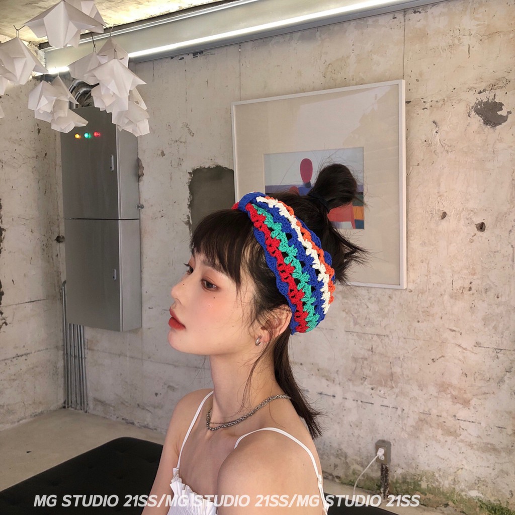 Băng Đô MG STUDIO Thiết Kế Đan Tay Phong Cách Vintage