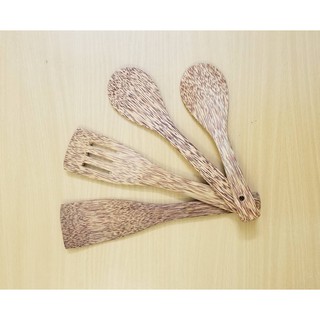 Bộ tứ chiên xào gỗ dừa