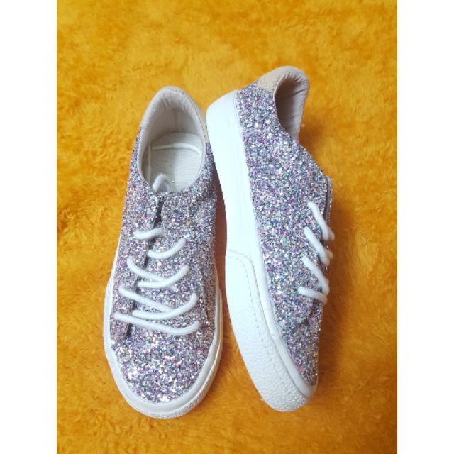 Giày nữ Zara 👟👟 Embellished detail plimsolls