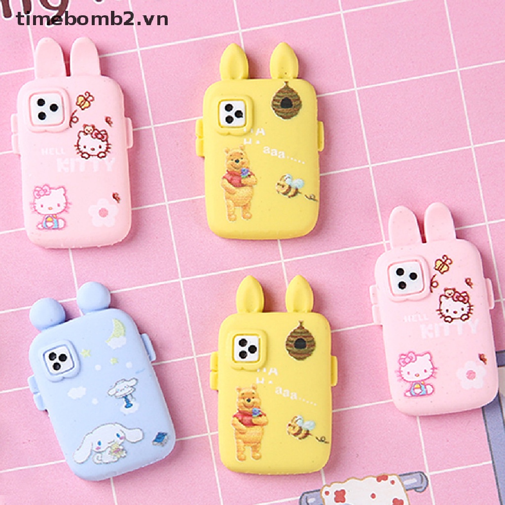 Set 5 Điện Thoại Mini Tỉ Lệ 1: 12 Cho Bé Chơi Đồ Hàng