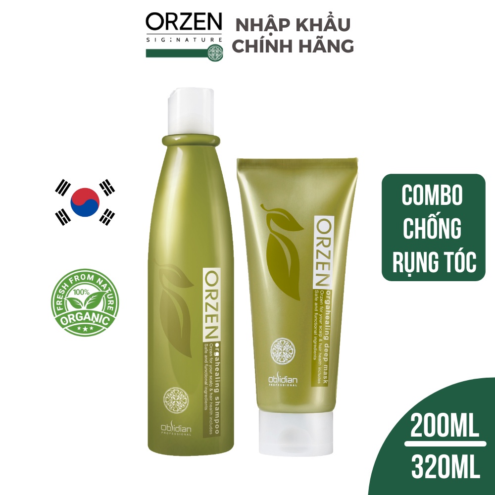 GỘI XẢ CHỐNG RỤNG ORZEN ORGAHEALING - chính hãng Hàn Quốc