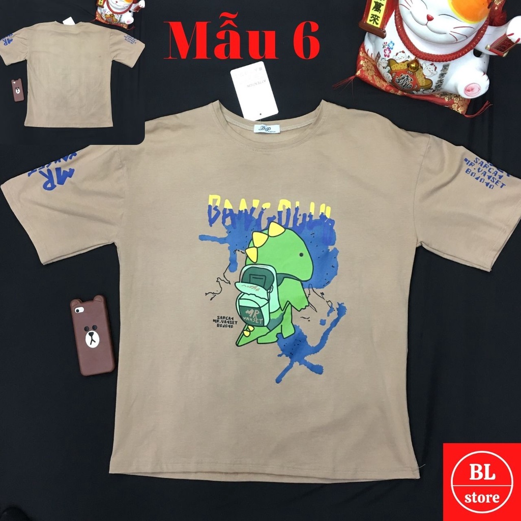 Áo phông tay lỡ unisex cotton đẹp, Áo thun oversize nam nữ form rộng thụng cổ tròn-ảnh tự chụp | BigBuy360 - bigbuy360.vn