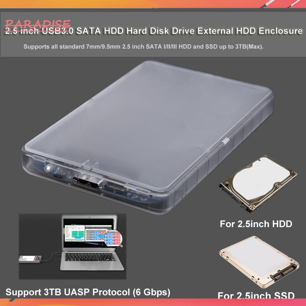 Hộp Đựng Ổ Cứng Ngoài 2.5 Inch Usb 3.0 Sata Hdd | BigBuy360 - bigbuy360.vn