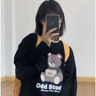  Áo thun tay dài form rộng NEKO.SG Áo thun Streetwear Ulzzang SWT24 
