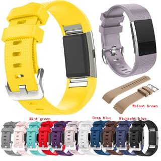 Dây silicon thay thế cho đồng hồ thông minh Fitbit Charge 2