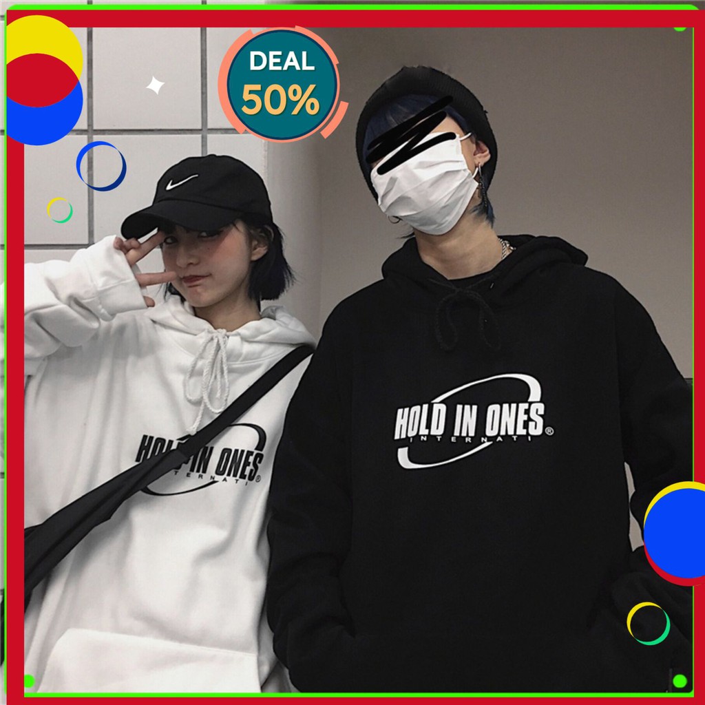 Áo hoodie nam nữ Hold in Teenxx3, Áo sweater nỉ from rộng Unisex chất dày dặn | BigBuy360 - bigbuy360.vn