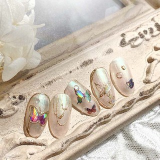 Sticker bướm dán móng tay , phụ kiện nail