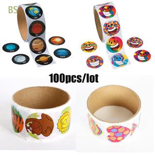 BS Rich In Variety Non-drying Glue Colour Expression Tropical Fish Five-pointed Star Reward Stickers