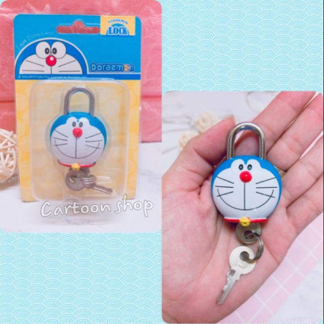 Ổ khóa vali doraemon dễ thương 5cm