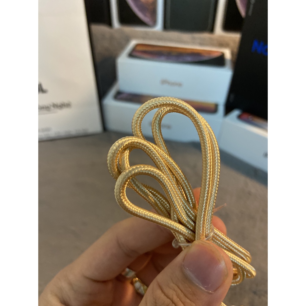 Dây Sạc IP- DÂY DÙ SIÊU BỀN CHẤT LƯỢNG CAO dài 1 M