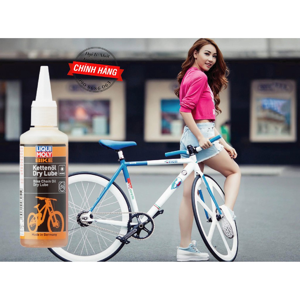 Dưỡng sên xe đạp chống bám bụi Liqui Moly Bike Chain Oil Dry Lube 100ml 6051