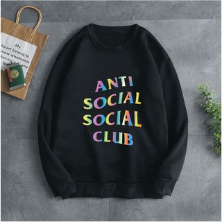 [HOT] Áo Sweeter Nỉ Trơn Dài Tay ANTI CLUB Phản Quang LÂM PHONG SHOP