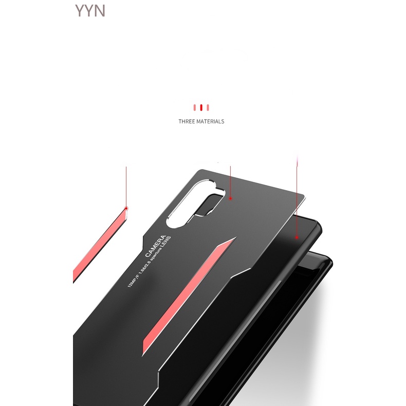 Ốp điện thoại kim loại chống trượt chống rơi dành cho Samsung Galaxy note 8 9 10 Samsung note10 plus