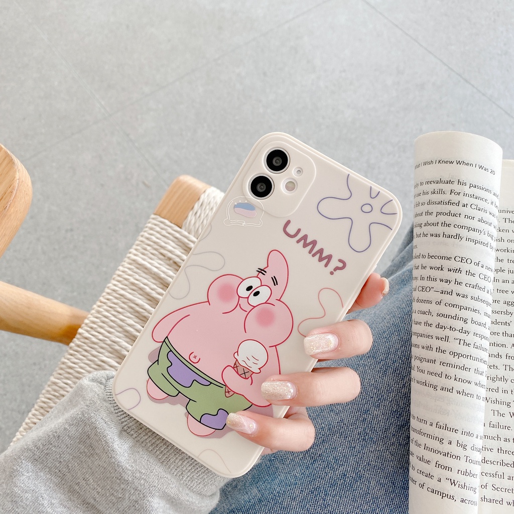 Ốp Điện Thoại TPU Mềm Chống Sốc In Hình SpongeBob Hoạt Hình Cho iPhone 14 13 12 11 Pro MAX X XR XS MAX 8 7 6 6s Plus SE 2020