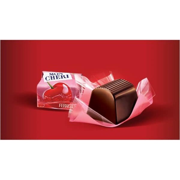 Socola Nhân Hạt Dẻ Chocolate Mon Chéri Ferrero Nội Địa Đức 200g 16 Viên