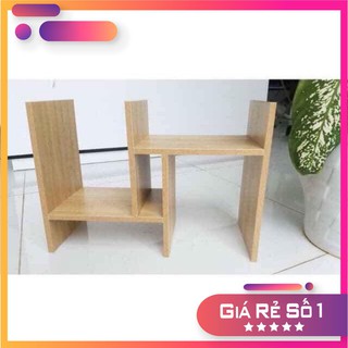 Siêu sale Kệ Sách Để Bàn Gỗ lắp ghép đa năng làm việc tiện lợi thông minh