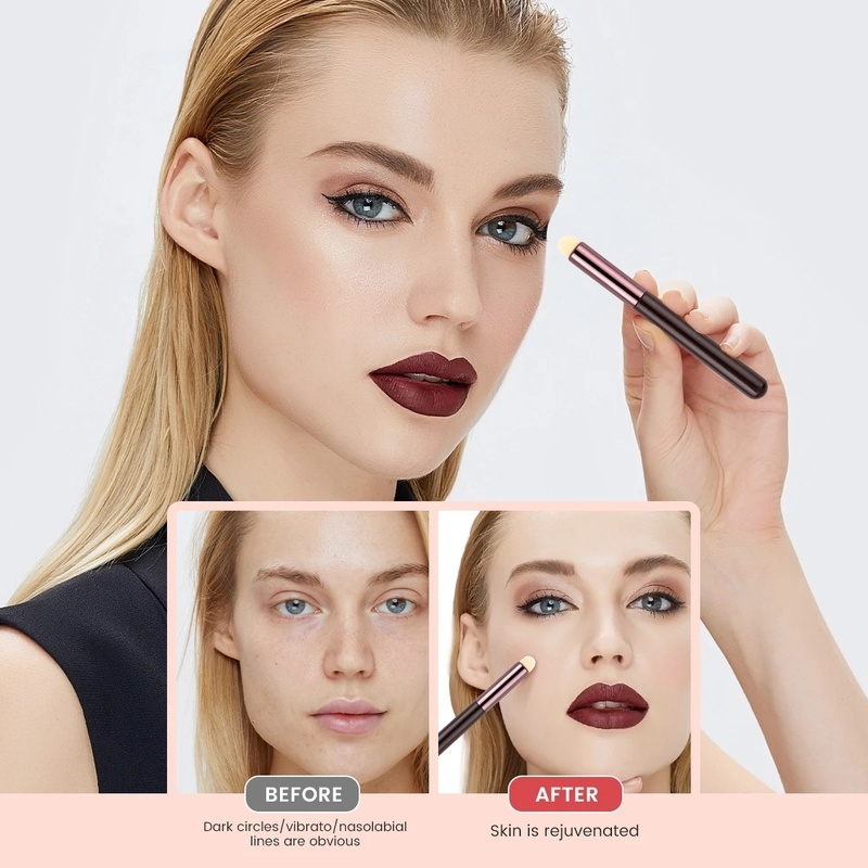 Cọ Trang Điểm Đầu Tròn Lông Mềm Đa Năng Cho Nữ