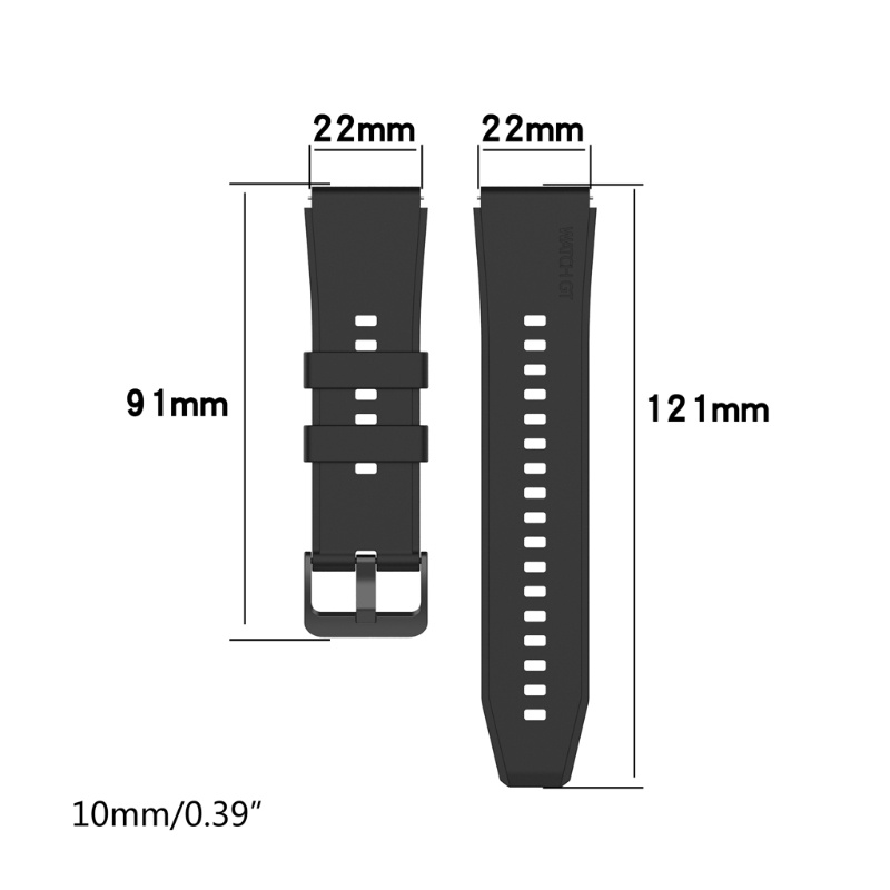 Dây Đeo Silicon Thể Thao Cho Đồng Hồ Thông Minh Huawei Watch Gt2 Pro